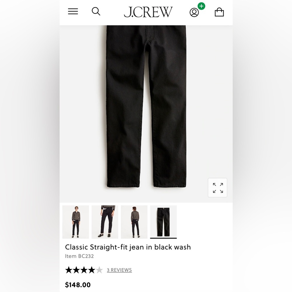 J.Crew Classic Strait Fit Men Jeans